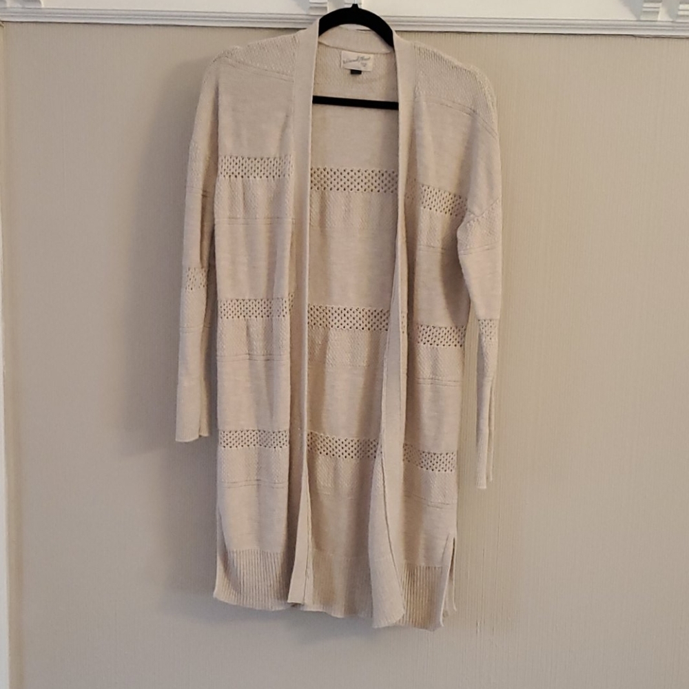 Target cream cardigan